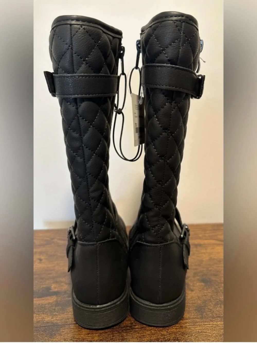 Thereabouts Big Girls Black Hailey Riding Boots NWT Size 5